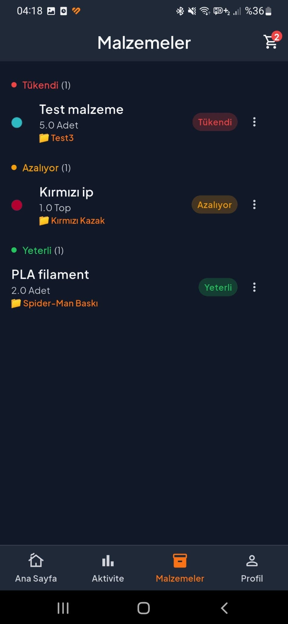 Krafio craft project tracker app dashboard